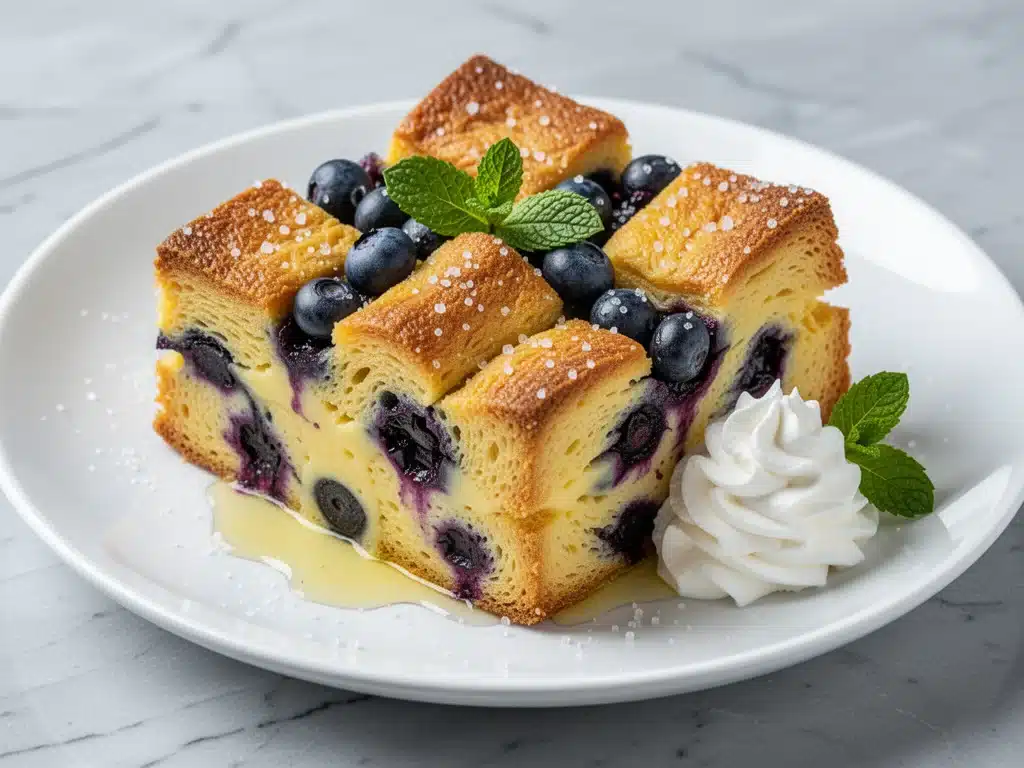 make-ahead blueberry French toast casserole - featured image