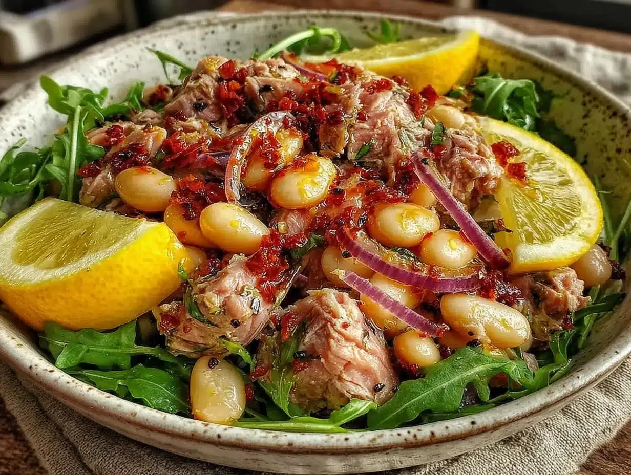 Mediterranean Tuna and White Bean Salad for One: No Leftovers 4 Mediterranean Tuna and White Bean Salad for One preparation steps