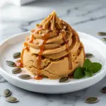 no-churn pumpkin caramel ice cream - featured image