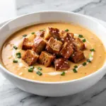 Oktoberfest beer cheese soup - featured image