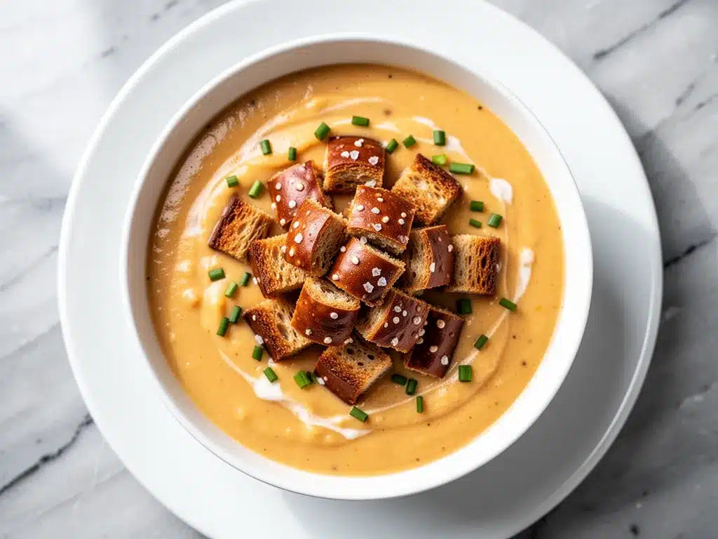 Oktoberfest Beer Cheese Soup: Best Easy Recipe 4 Oktoberfest beer cheese soup preparation steps
