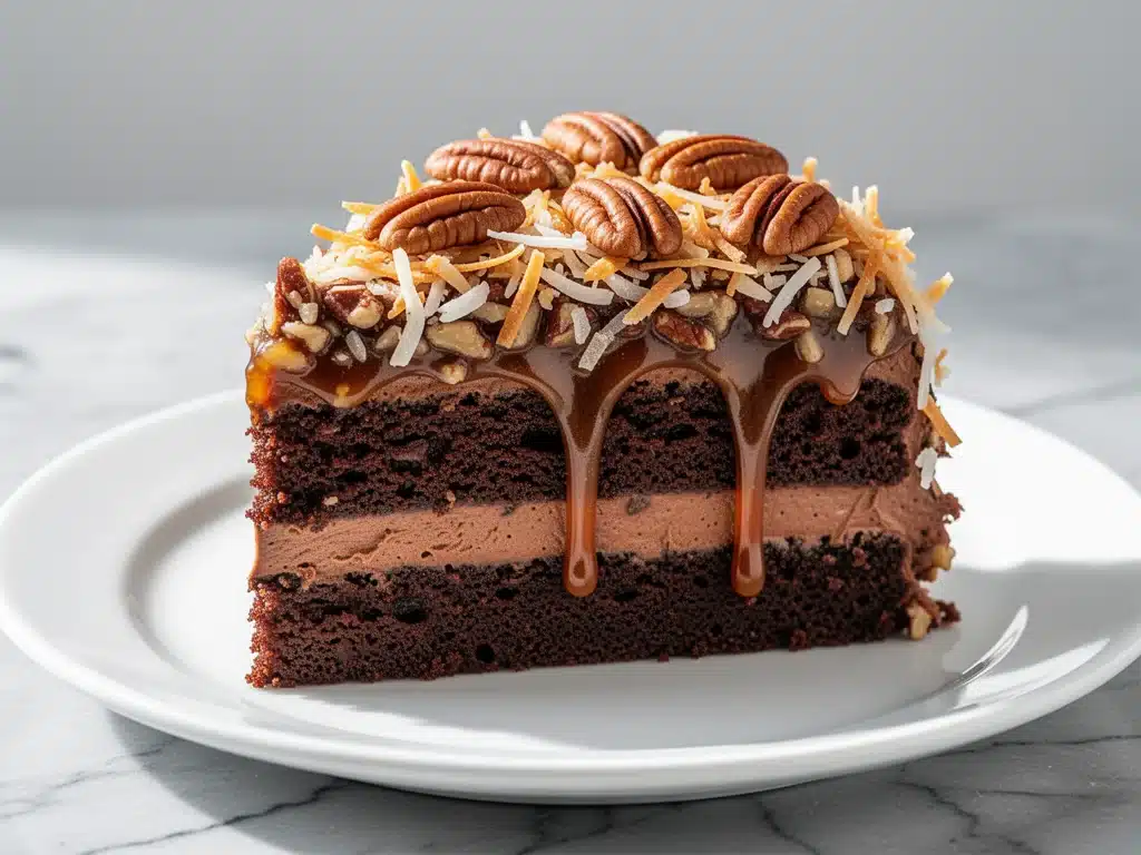 Oktoberfest German Chocolate Cake - featured image