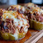 Philly cheesesteak stuffed peppers - featured image