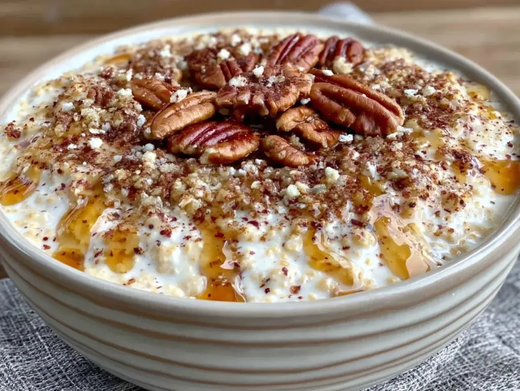 pumpkin spice overnight oats - featured image