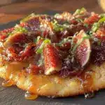 roasted fig and prosciutto flatbread - featured image