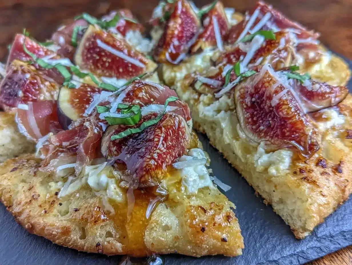 Roasted Fig and Prosciutto Flatbread: Small Batch, No Leftovers 4 roasted fig and prosciutto flatbread preparation steps