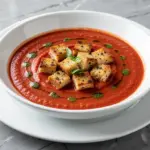 roasted tomato basil soup - featured image