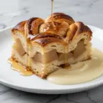 Rosh Hashanah Apple Honey Challah Bread Pudding - featured image