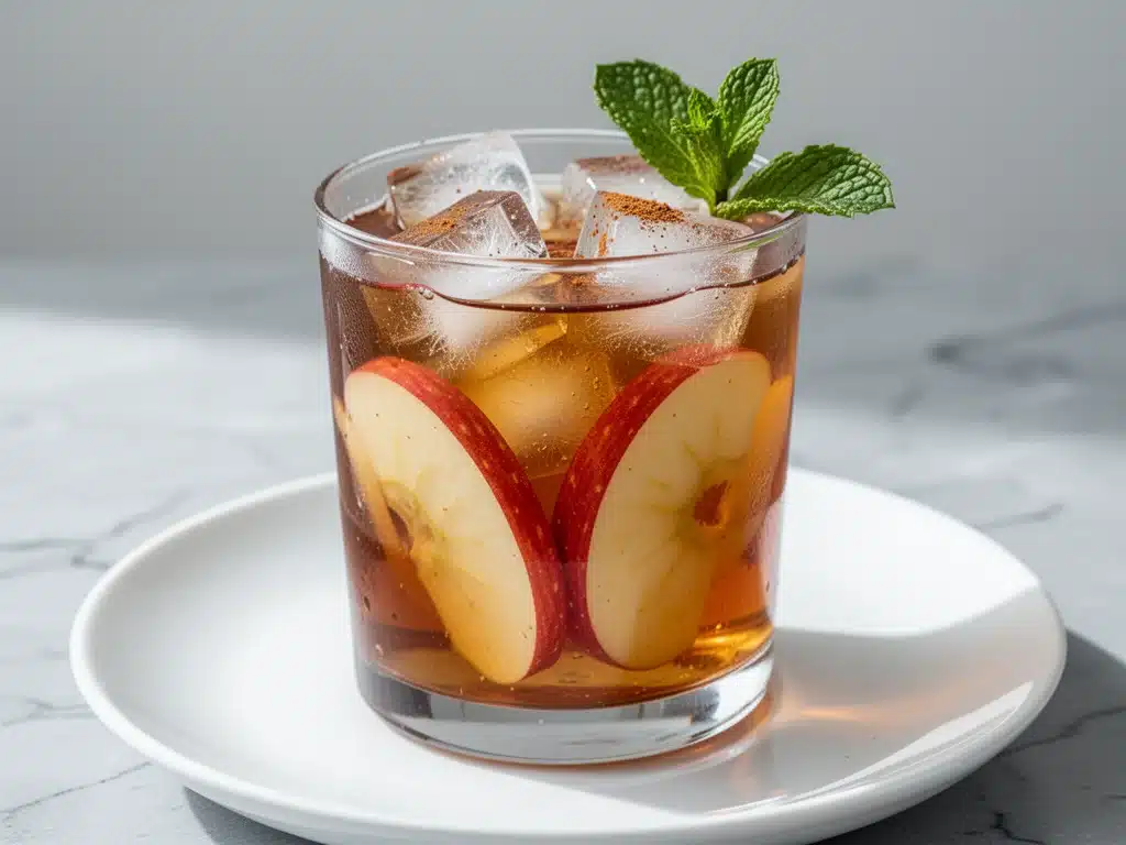 Rosh Hashanah Honey Apple Cinnamon Iced Tea - featured image