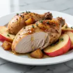 Rosh Hashanah Honey Roasted Chicken with Apples - featured image