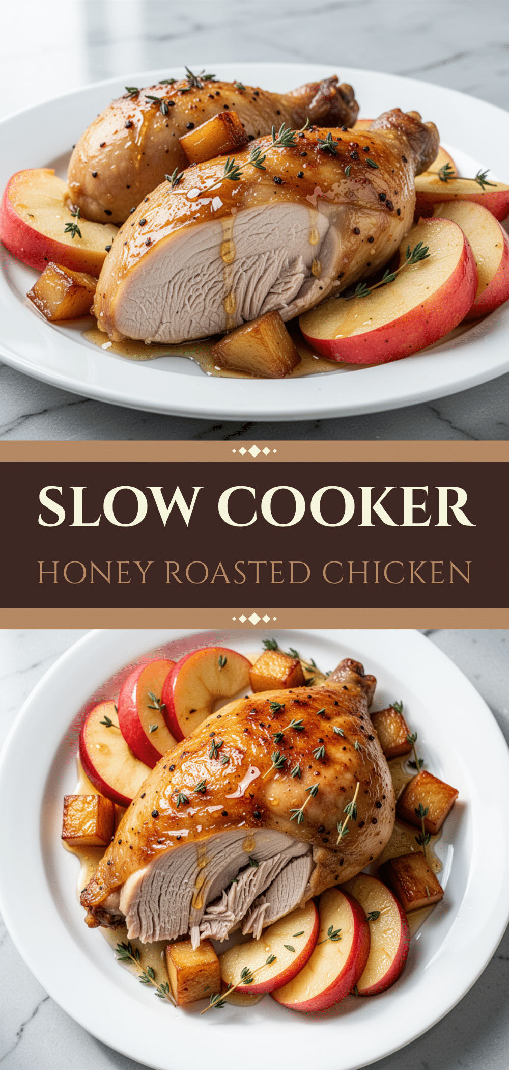 Rosh Hashanah Honey Roasted Chicken with Apples 5 Rosh Hashanah Honey Roasted Chicken with Apples recipe