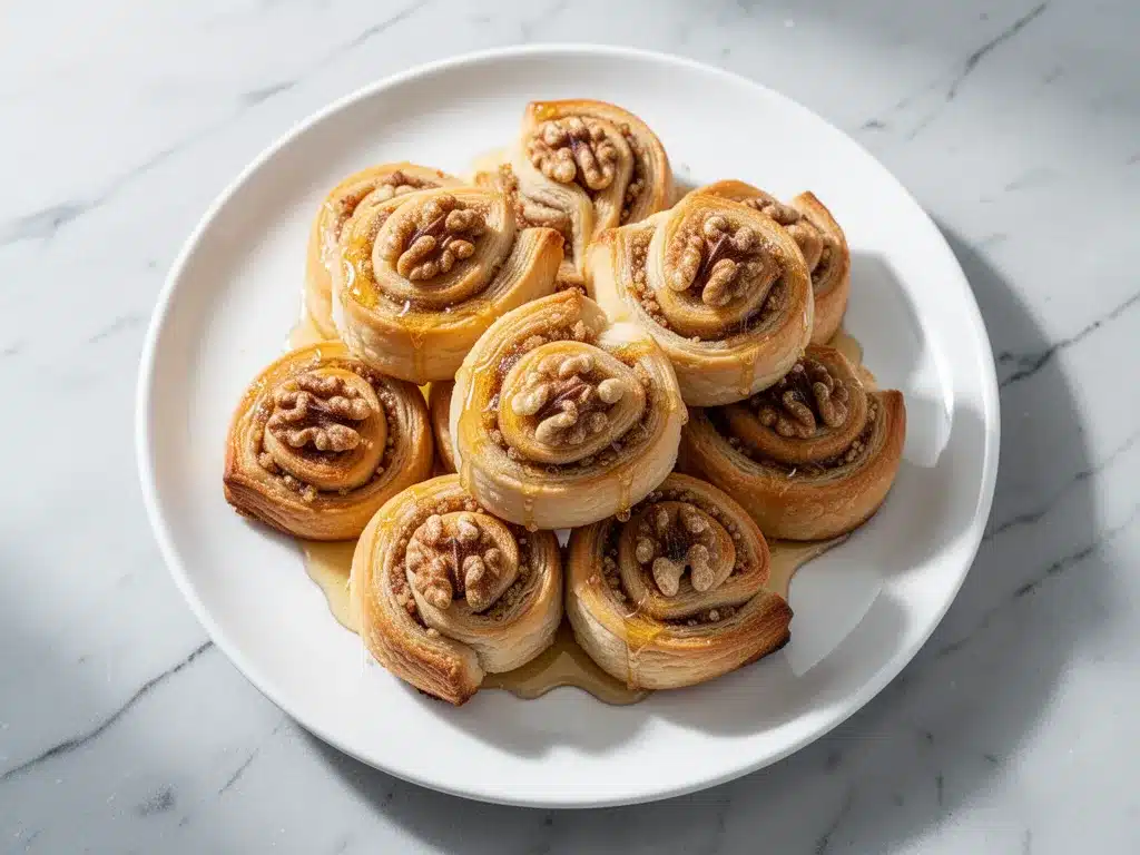 Rosh Hashanah Honey Walnut Rugelach: 12 Easy Holiday Cookies 4 Rosh Hashanah Honey Walnut Rugelach preparation steps