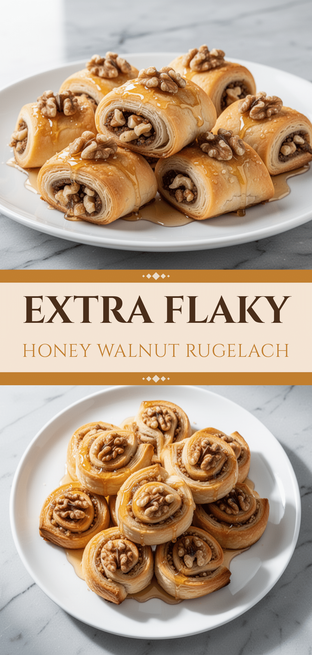 Rosh Hashanah Honey Walnut Rugelach: 12 Easy Holiday Cookies 5 Rosh Hashanah Honey Walnut Rugelach recipe
