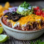 seven layer taco dip - featured image