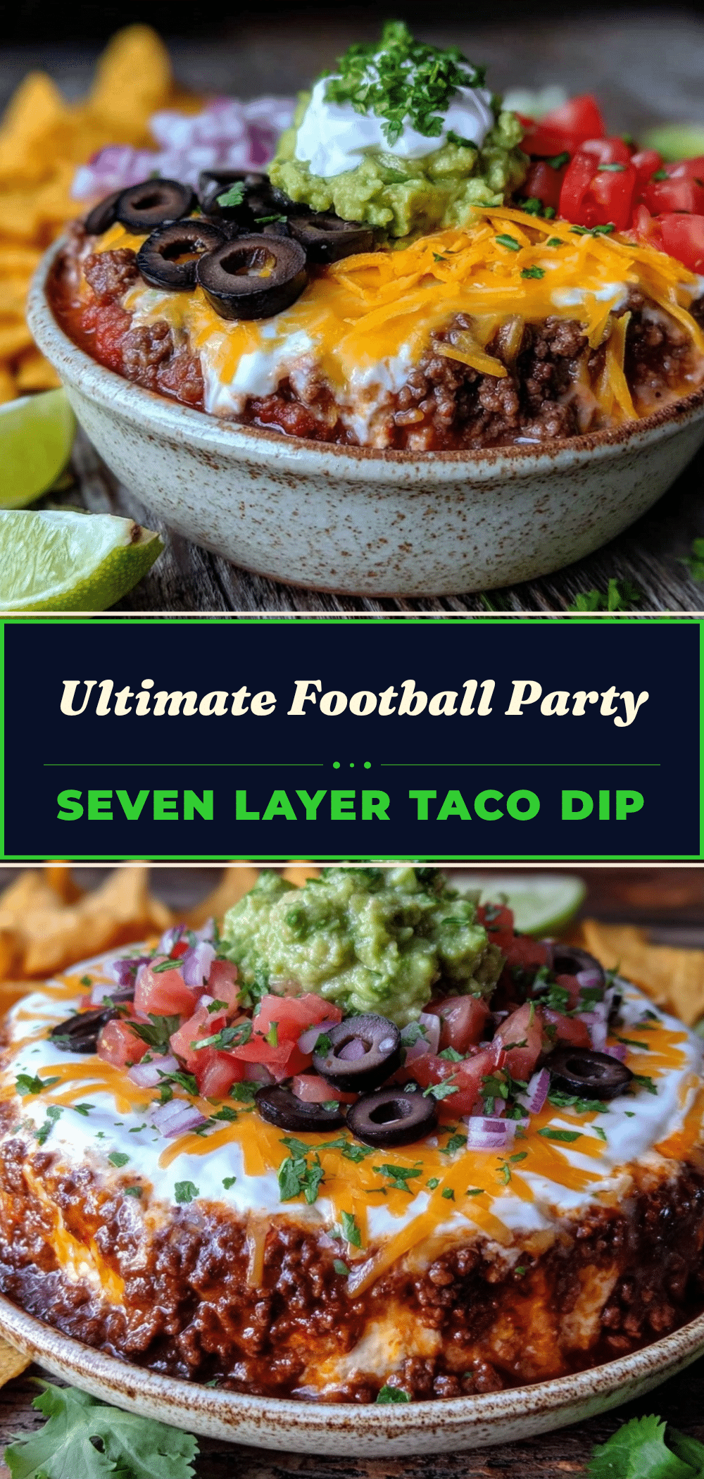 Best 7-Layer Taco Dip Recipe (Easy Game Day Snack) 5 seven layer taco dip recipe