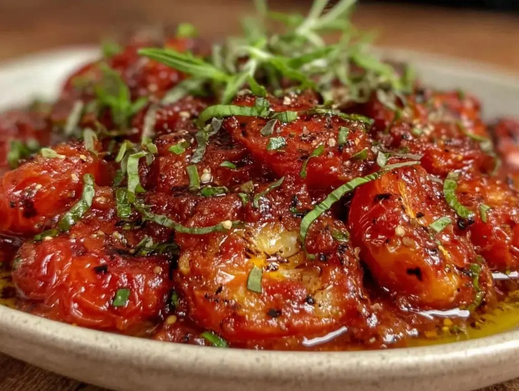 slow roasted tomato sauce - featured image