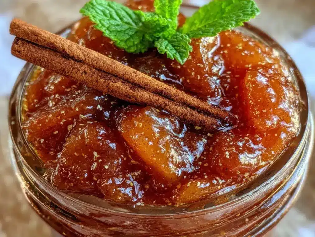 small batch canned spiced apple pie filling - featured image