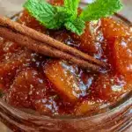 small batch canned spiced apple pie filling - featured image