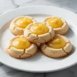 small batch lemon curd thumbprint cookies - featured image