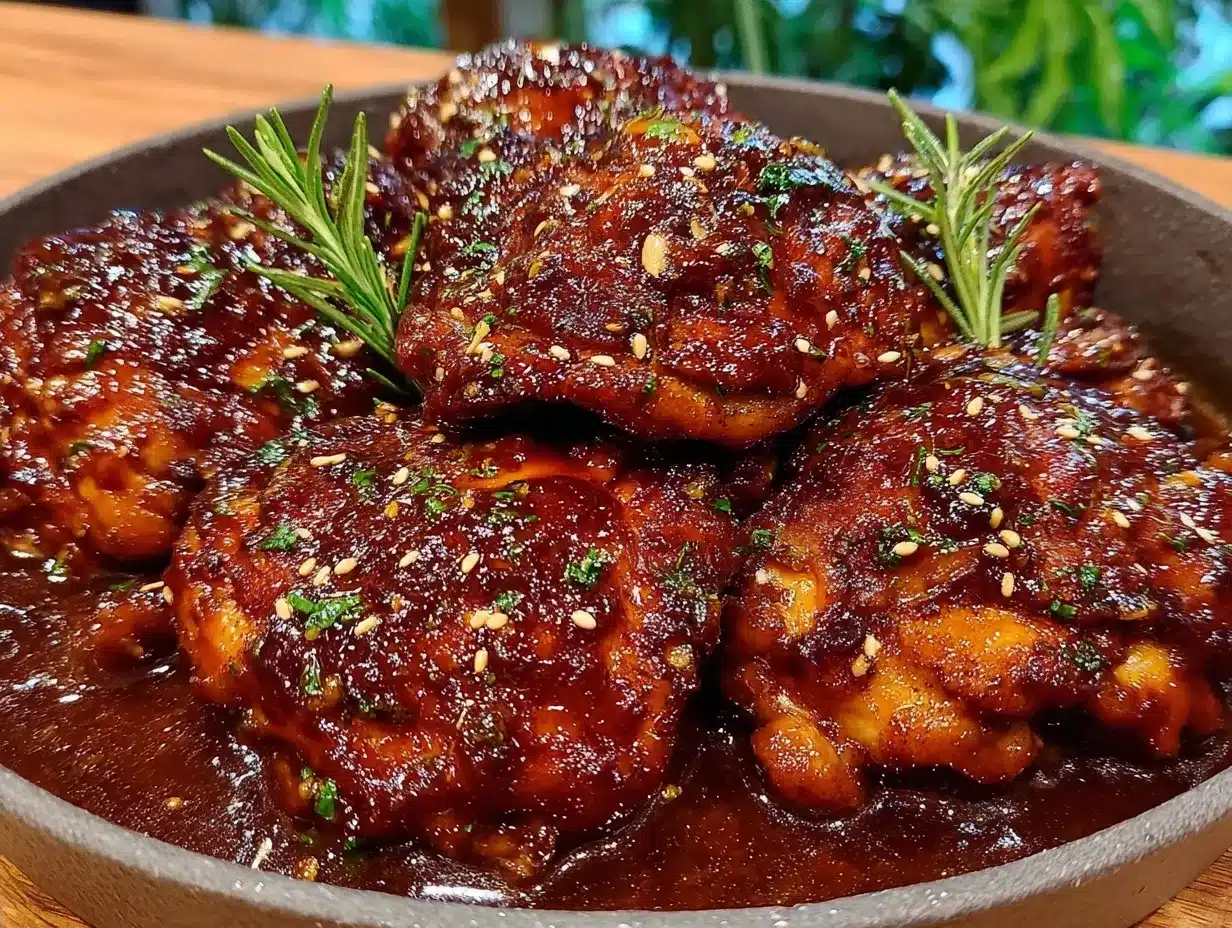 Sticky Baked Sesame Chicken Thighs: Easy High-Protein Meal 4 Sticky Baked Sesame Chicken Thighs preparation steps