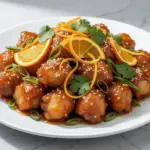 Sticky Sesame Orange Chicken - featured image
