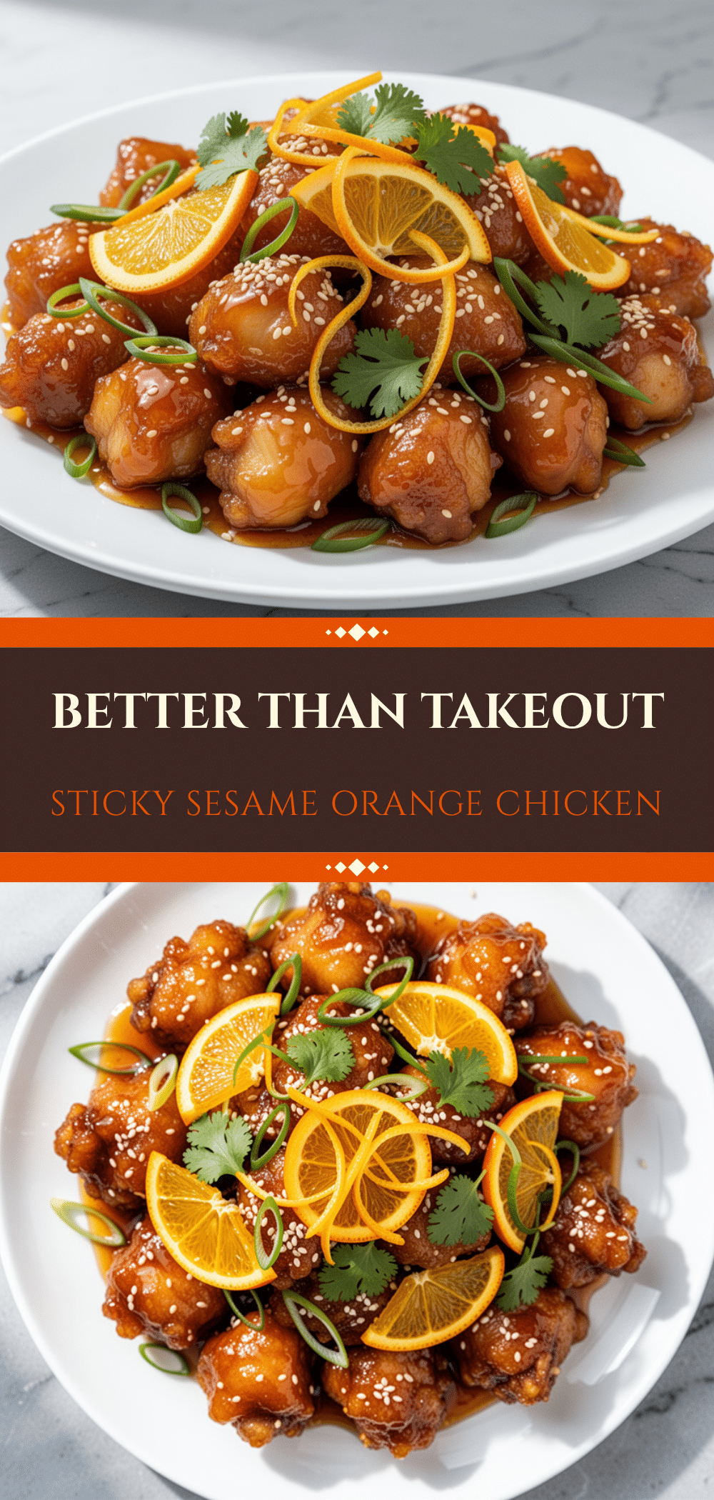 Sticky Sesame Orange Chicken: Easy Better Than Takeout 5 Sticky Sesame Orange Chicken recipe