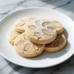 sugar-free vanilla almond shortbread cookies - featured image