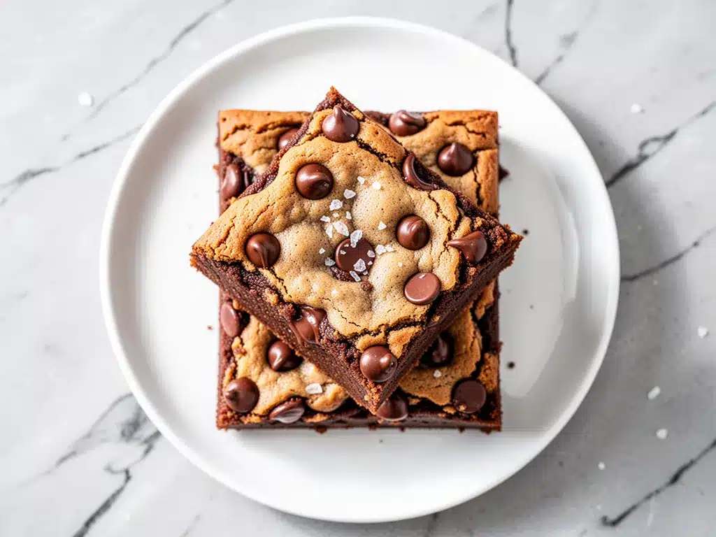 Ultra-Gooey Chocolate Chip Cookie Bars: 5 Simple Ingredients 4 Ultra-Gooey Chocolate Chip Cookie Bars preparation steps