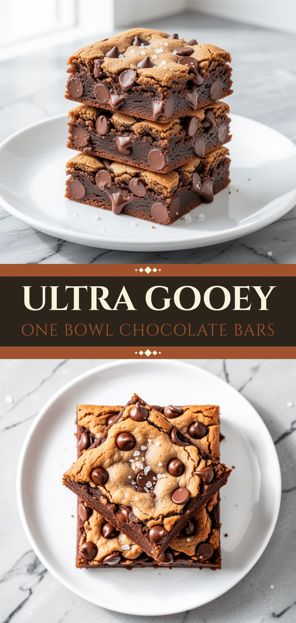 Ultra-Gooey Chocolate Chip Cookie Bars: 5 Simple Ingredients 5 Ultra-Gooey Chocolate Chip Cookie Bars recipe