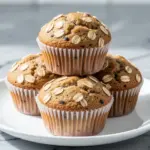 vegan banana oat blender muffins - featured image