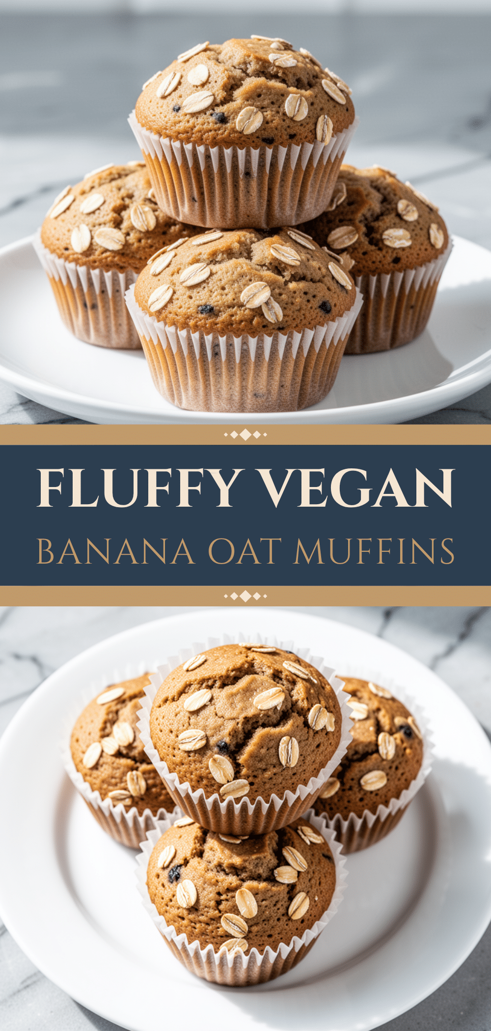 Vegan Banana Oat Blender Muffins: 5-Ingredient Healthy Snack 5 vegan banana oat blender muffins recipe