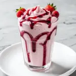 whipped strawberry milk - featured image